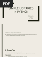 Simple Libraries in Python