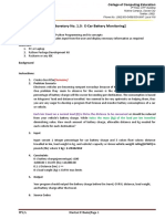 (Laboratory No. 1.3: E-Car Battery Monitoring) : Objectives