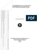 Penilaian Daur Hidup (Life Cycle Assessment) Pada Produksi Bioetanol Dari Molase-Nungki Tiara Sandy