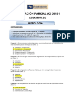 02 EVALUACIÓN 2015 1 Hidrologia C Parcial1