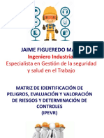 Matriz de Identificación de Peligros, Evaluación y Valoración de Riesgos y Determinación de Controles (Ipevr)