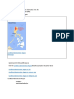 This Web Page Contains Relevant Information From The Cordillera Administrative Region (CAR) - Cordillera Administrative Region