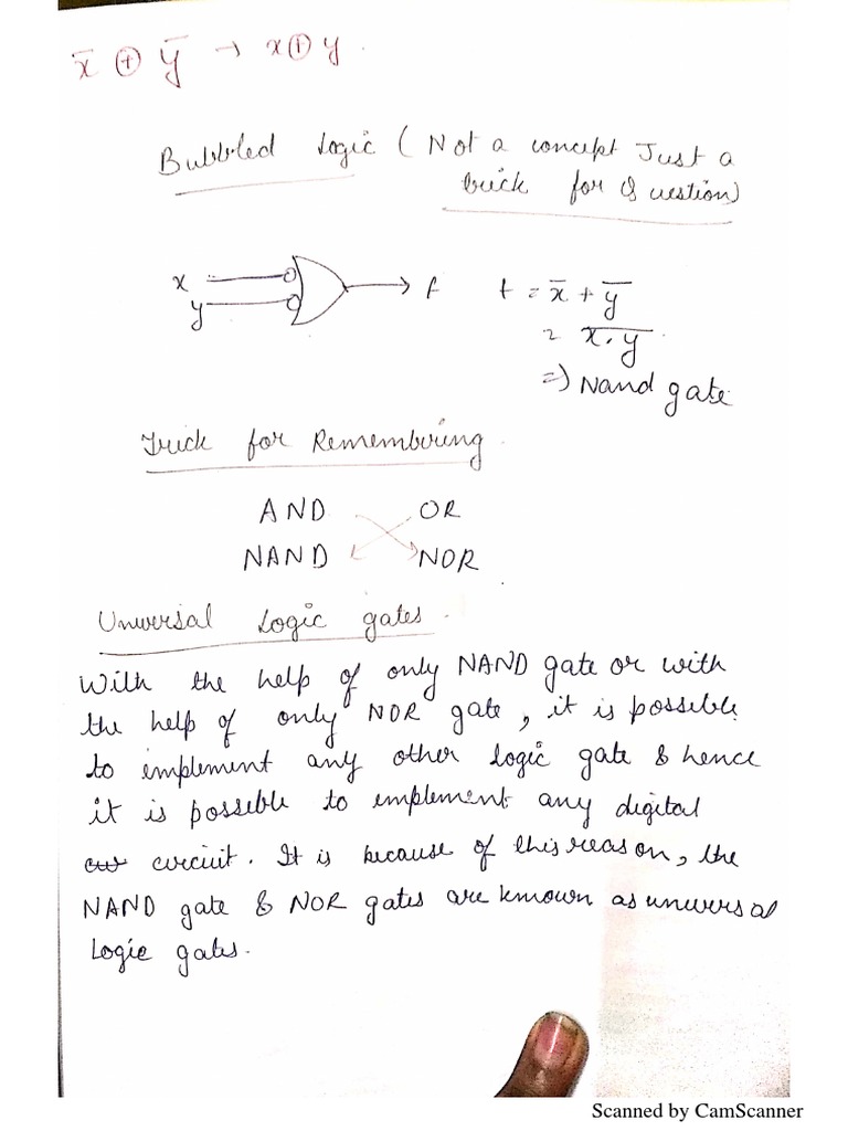 Universal Logic Gates | PDF