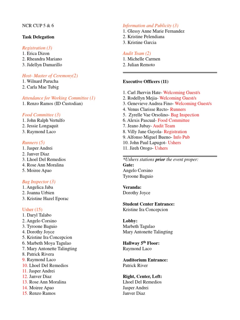 Delegation for efficient task management