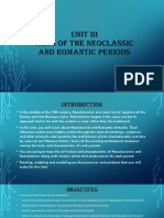 Unit Iii Arts of The Neoclassic and Romantic Periods