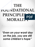 The Foundational Principles of Morality