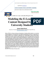 Modeling The E-Learning Content Designed PDF