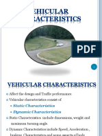 Vehicular Characteristics