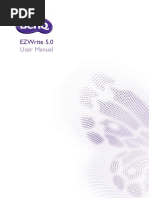 Ezwrite5 User Manual