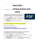 L1 Getting Started With Word - Word Interface) DevinMiles