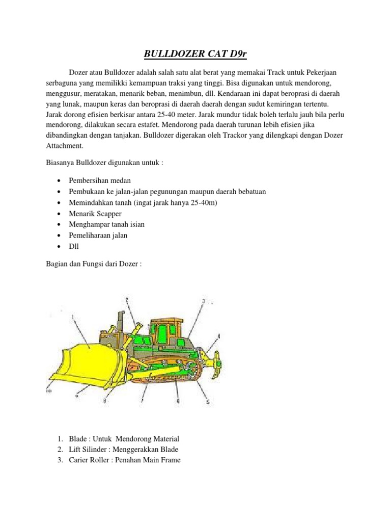 Bulldozer Cat d9r | PDF