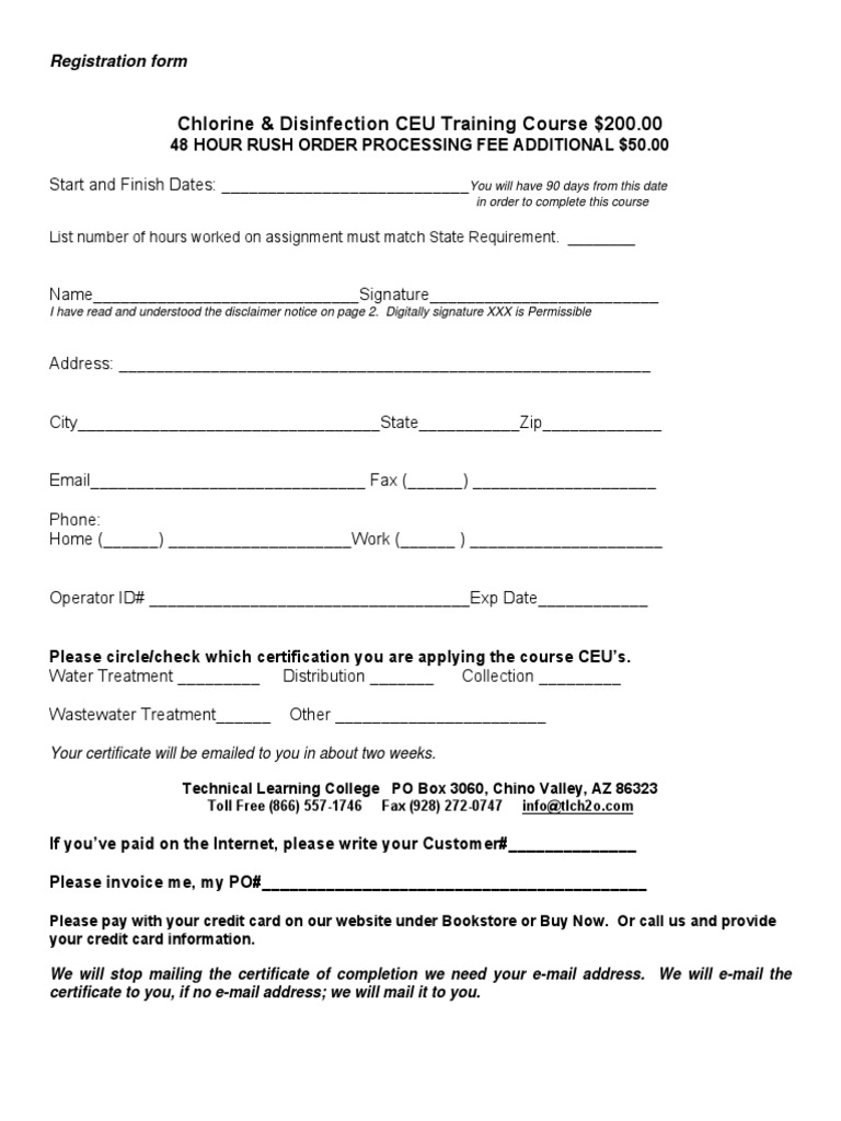 Water Treatment CEU Registration | PDF | Wastewater | Sewage Treatment