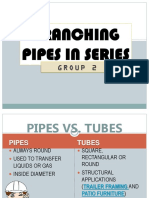 Branching Pipes in Series