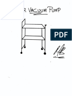 Boceto A Lapiz Carrito para Bomba de Vacio