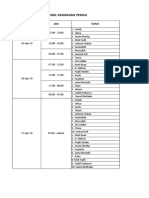 Jadwal Keamanan Pemilu: Tanggal JAM Nama