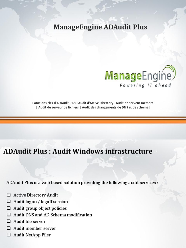 Audit de sécurité avec ADAudit Plus | PDF | Active Directory | Audit