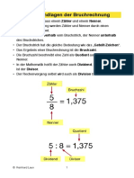 Einfache Grundlagen Der Bruchrechnung