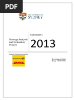 Strategy Analysis and Evaluation of DHL PDF