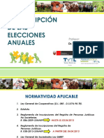 La Inscripcion de Las Elecciones Anuales