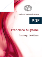 Mignone - Catálogo de Obras (2016) PDF