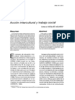 Acción Intercultural y Trabajo Social