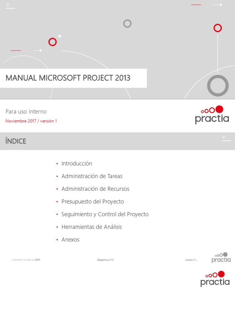 Manual Project 2013 | PDF | Gestión de proyectos | Microsoft