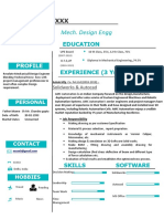 Mech. Design Engg Engg.: Education