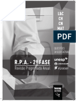 Livro RPA SegundaFase Unesp Unicamp Fuvest