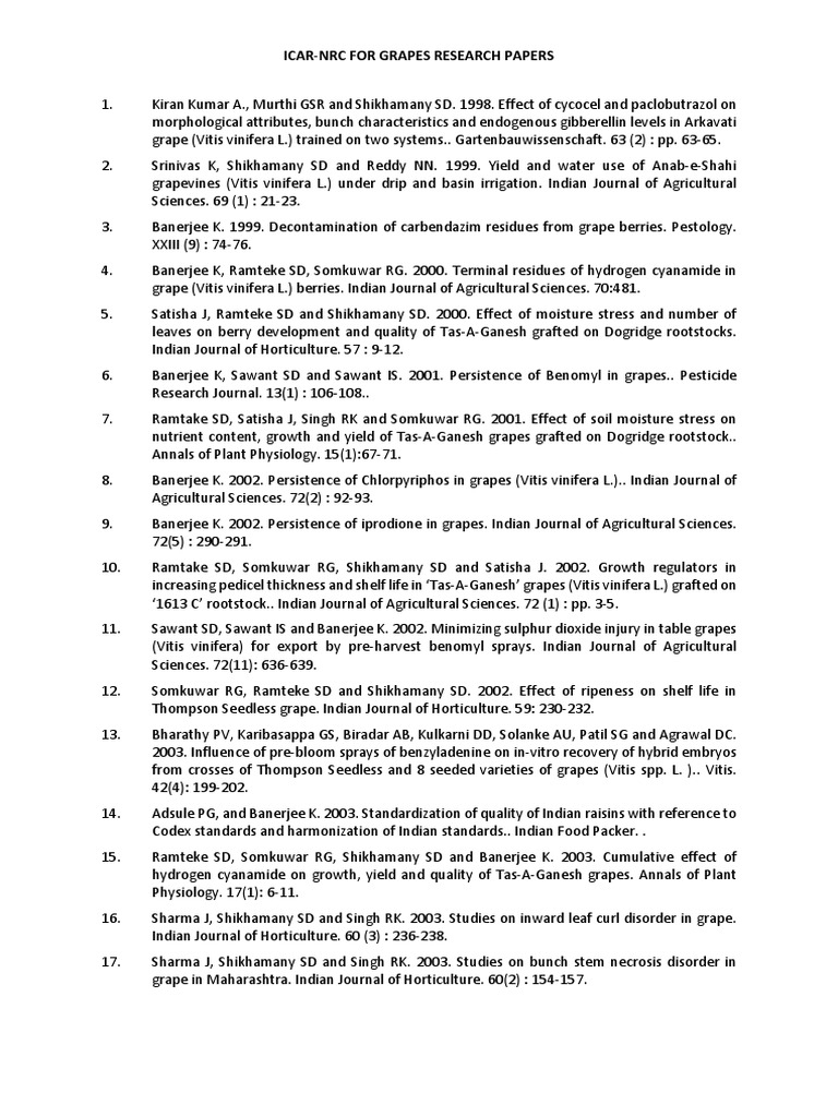 Research Papers PDF PDF Gas ChromatographyMass Spectrometry Vitis