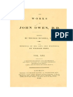 John Owen - Dipping and Infant Baptism