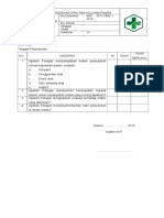 Daftar Tilik Pemahaman Pendidikan Penyuluhan Pasien