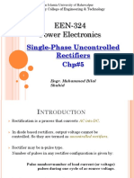 EEN-324 Power Electronics: Single-Phase Uncontrolled Rectifiers Chp#5