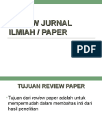 Review Jurnal Ilmiah / Paper