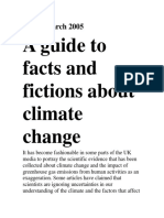 A Guide To Facts and Fictions About Climate Change: Issued March 2005