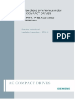 Three-Phase Synchronous Motor Ac Compact Drives