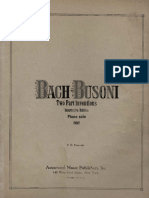 Bach Inventions Busoni