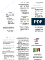 Triptico de Clasificacion de Desechos