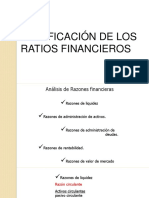 Clasificación de Los Ratios Financieros