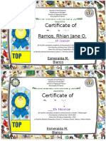 Certificate of Recognition: Ramos, Rhian Jane O