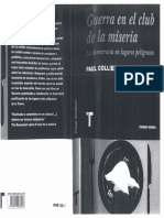 Paul Collier - Los Acuerdos de Paz en La Posguerra
