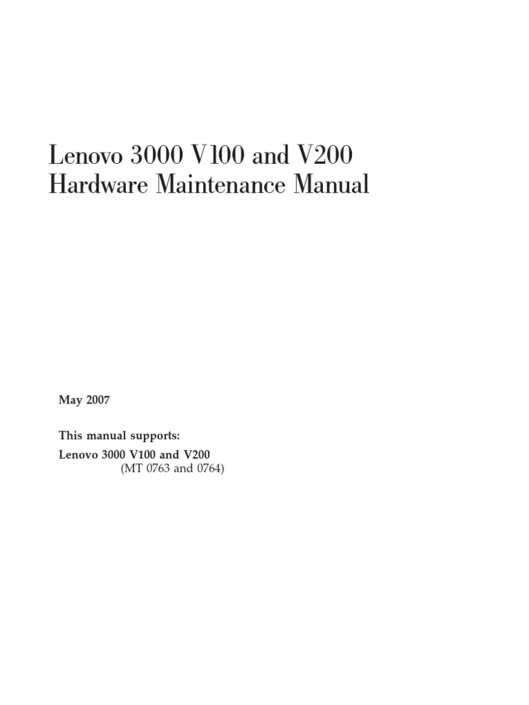 Lenovo Manual PDF Electrostatic Discharge Switch