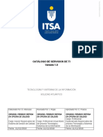 Catalogo de Servicios ITSA