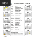 2019 20 School Calendar 17 Web Publication