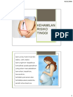 Kehamilan Risiko Tinggi PDF