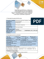 Guía de Actividades y Rúbrica de Evaluación - Paso 1 - Funcionamiento Corteza Cerebral y Funciones Cerebrales Superiores