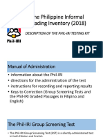 The Philippine Informal Reading Inventory (2018) .PPTX 2