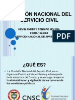 Exposición Comisión Nacional Servicio Civil