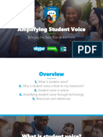 Amplifying Student Voice: Bringing The Back Row To The Front