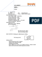 Technical Data Sheet: PVC Conveyor Belt Code: 2/ 30 S/D W Fda