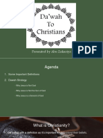 Christianity Dawah Training Presentation 2017